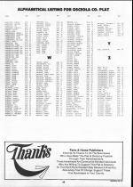 Landowners Index 001, Osceola County 1990